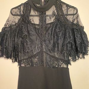 Black Lace Fashion Nova Dress